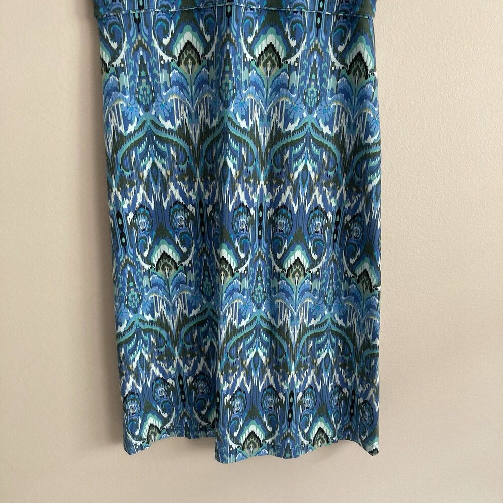Athleta Dress Womens Blue Green Sleeveless Stretch Pullover Short Size Medium - Picture 6 of 10